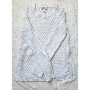 [52] LOFT White Sweater